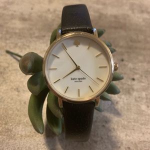 Kate Spade leather watch *note condition*